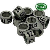 Jahresringe 2025 Alu Natur 4,5mm 10 Stück