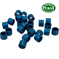 Farbringe Alu 3,0mm blau 10 Stück
