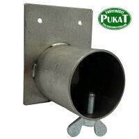 Edelstahl Asthalter für Wandbefestigung Dm. 60mm