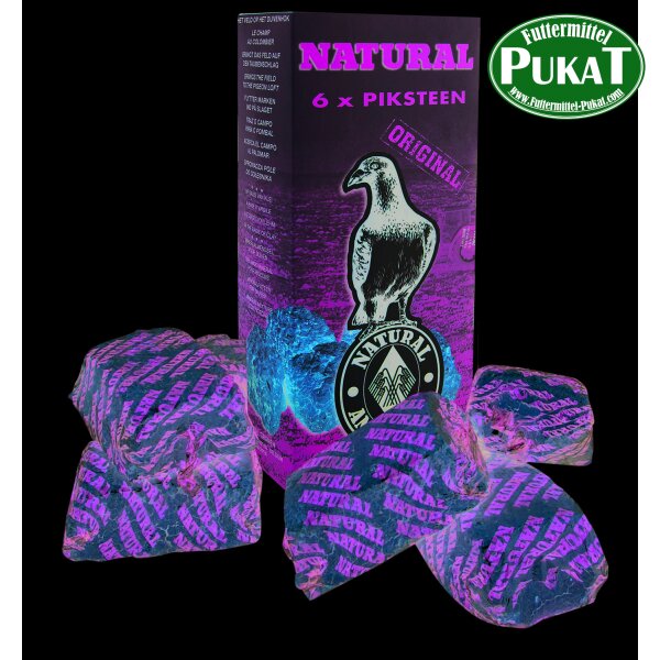 Natural Pickstein für Tauben und Vögel 6er Pack