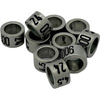 Jahresringe 2026 Alu Natur 4,5mm 100 Stück