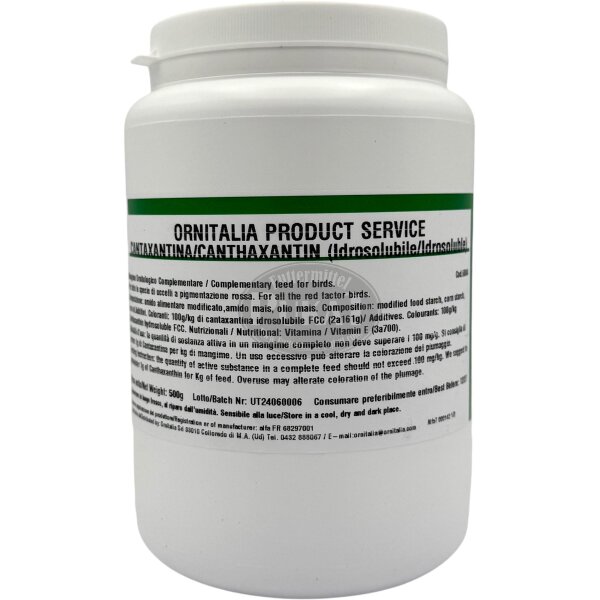 Ornitalia Cantaxanttina 500g Farbstoff rot