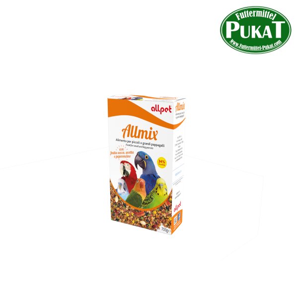 Allmix für Sittiche und Papageien 700g