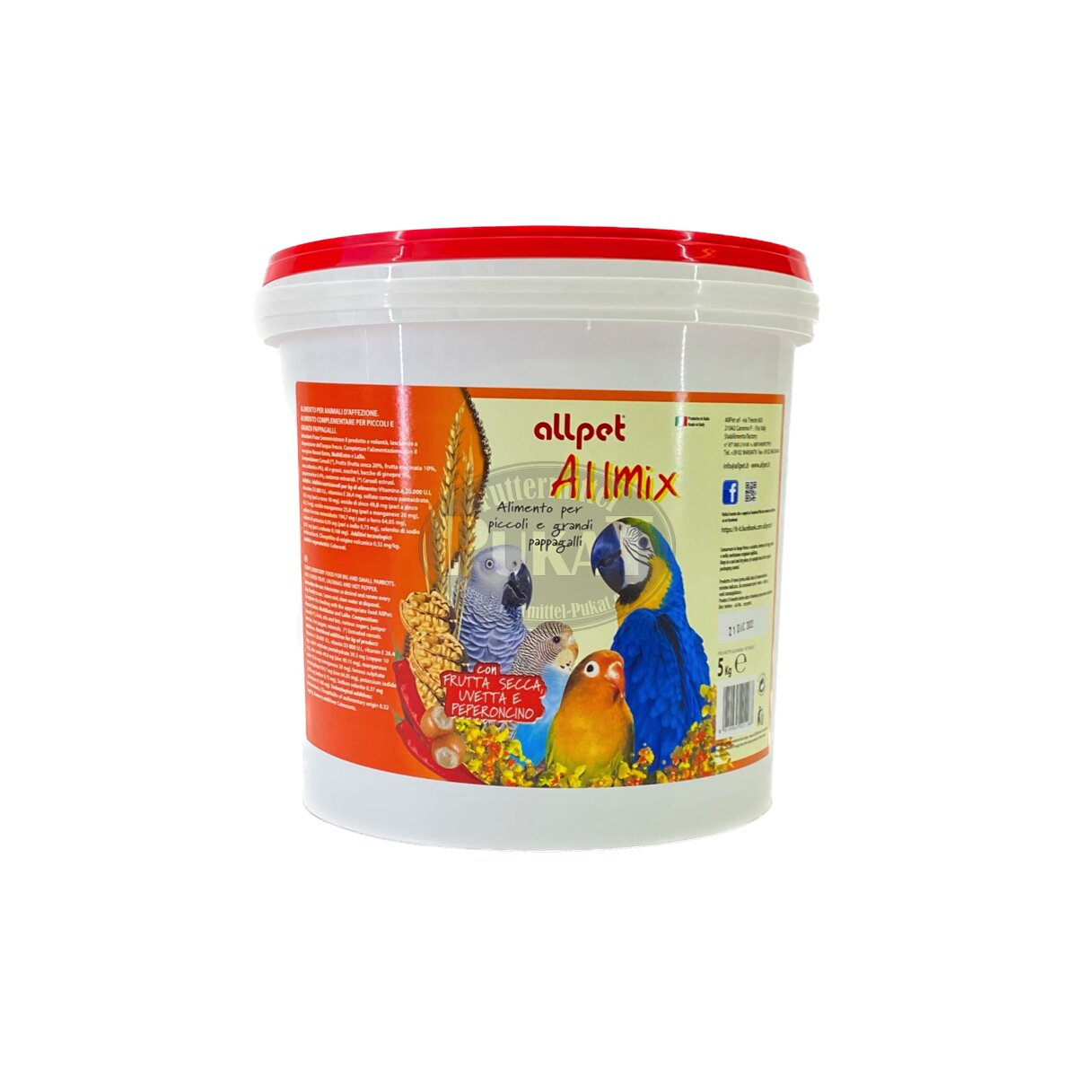 Allmix für Sittiche und Papageien 5kg, 26,95