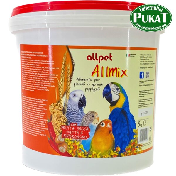Allmix für Sittiche und Papageien 5kg