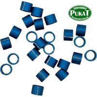 Farbringe Alu offen 4,0mm blau 10 Stück