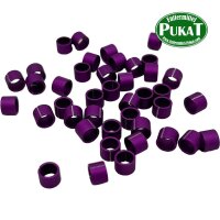 Farbringe Alu offen 4,0mm lila 10 Stück
