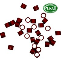 Farbringe Alu offen 4,5mm rot 10 Stück