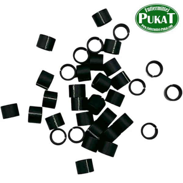 Farbringe Alu offen 4,5mm braun 10 Stück