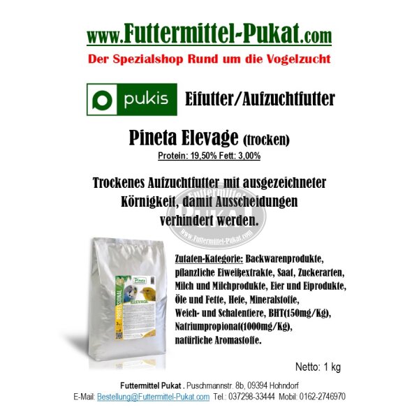 Pukis Elevage 1kg