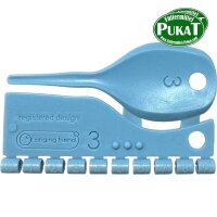 Kunststoff Farbringe für Kanarien 3,0mm hellblau