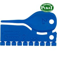 Kunststoff Farbringe/Markierungsringe 2,5mm dunkelblau