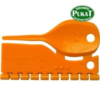 Kunststoff Farbringe/Markierungsringe 2,5mm orange