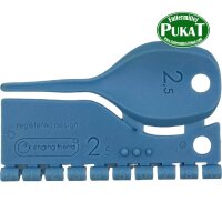 Kunststoff Farbringe/Markierungsringe 2,5mm hellblau