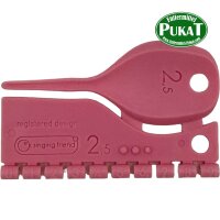 Kunststoff Farbringe/Markierungsringe 2,5mm rosa