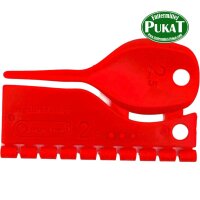 Kunststoff Farbringe/Markierungsringe 2,5mm rot
