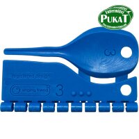 Kunststoff Farbringe für Kanarien 3,0mm dunkelblau