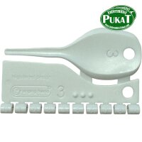 Kunststoff Farbringe für Kanarien 3,0mm weiß