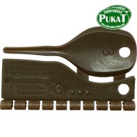 Kunststoff Farbringe für Kanarien 3,0mm braun