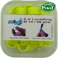 Farbringe E-Z Elastic Ringe Ø14 mm gelb für...