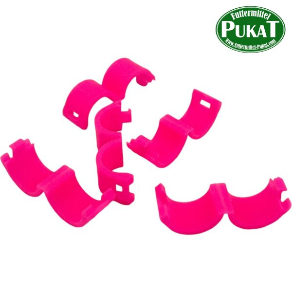 Farbringe E-Z Elastic Ringe Ø14 mm pink für Hühner 30 Stück