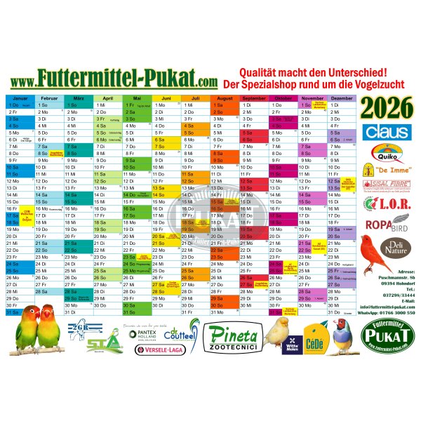 Pukis Kalender 2026 A2