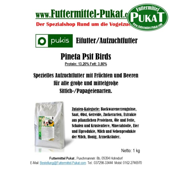 Pukis Psit Birds 1kg