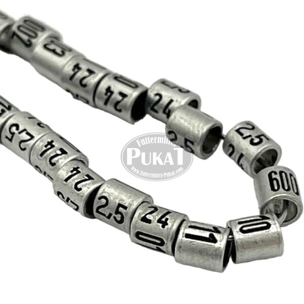 Jahresringe 2026 Alu Natur 2,5mm 50 Stück