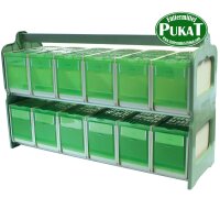 12x Secondino Medio Transportbox mit Tragegriff