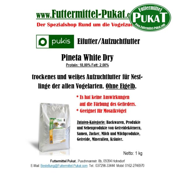 Pukis White Dry 1kg