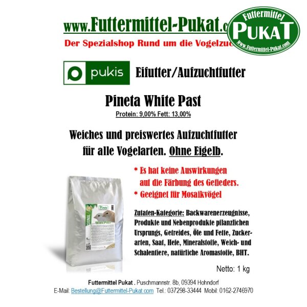 Pukis White Past 1kg