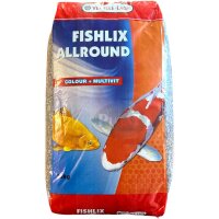 Fishlix Fischfutter Allround 10kg - Schwimmfutter für Zier- & Teichfische
