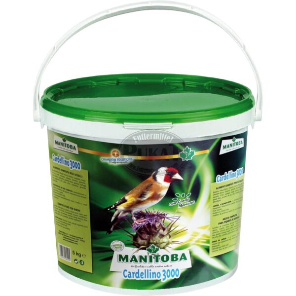 Cardellino 3000 Manitoba Stieglitzmischung 5kg Eimer