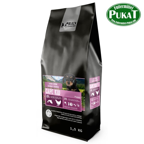 Black Canyon Cape Kid Puppy Lachs & Huhn 1,5kg