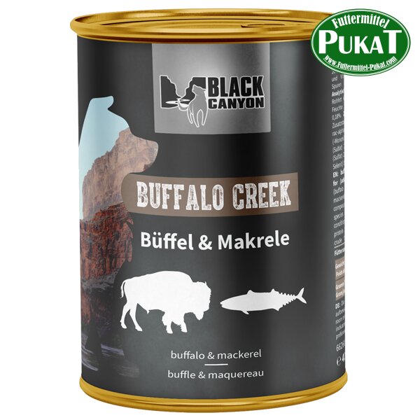 Black Canyon Buffalo Creek Makrele & Büffel 410g