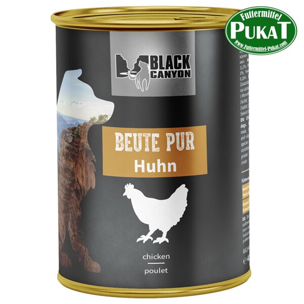 Black Canyon Hund Beute Pur - Hähnchen 410g