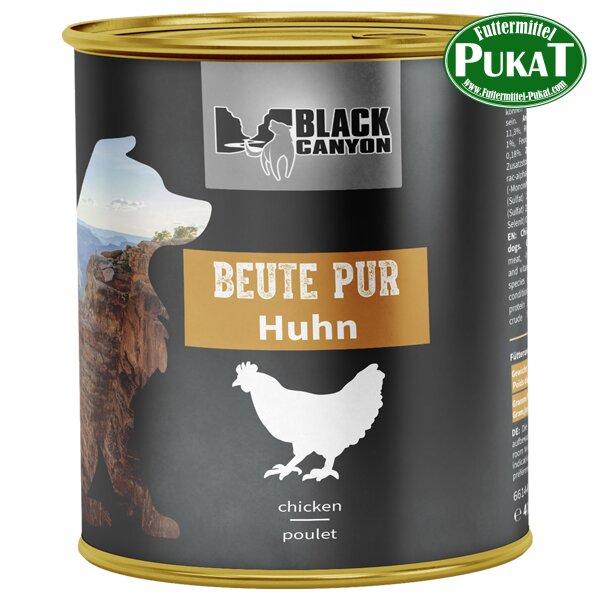 Black Canyon Hund Beute Pur - Hähnchen 820g
