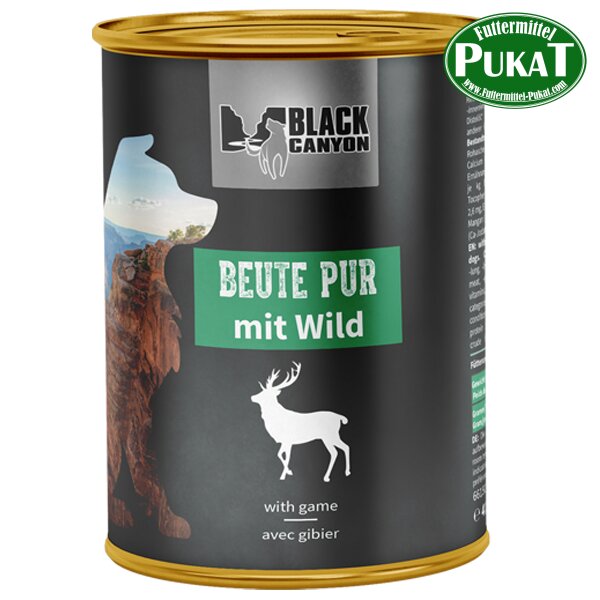 Black Canyon Beute Pur - mit Wild 410g