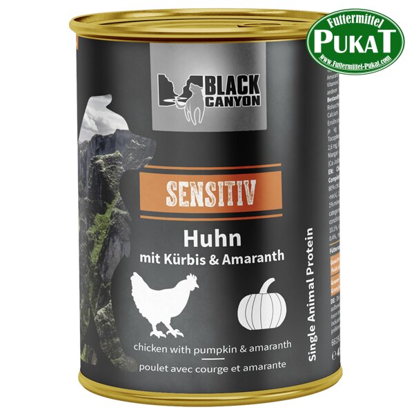 Black Canyon Sensitiv - Huhn mit Kürbis & Amaranth 410g