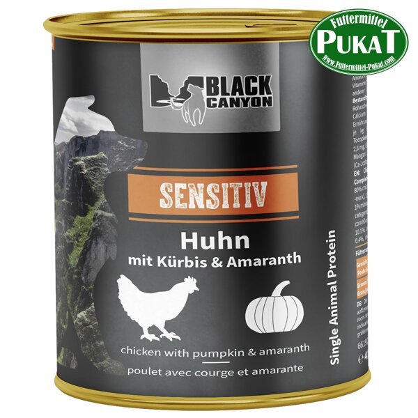 Black Canyon Sensitiv - Huhn mit Kürbis & Amaranth 820g