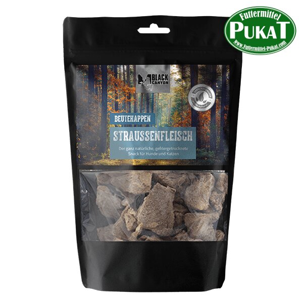 Black Canyon Beutehappen Straußenfleisch 50g