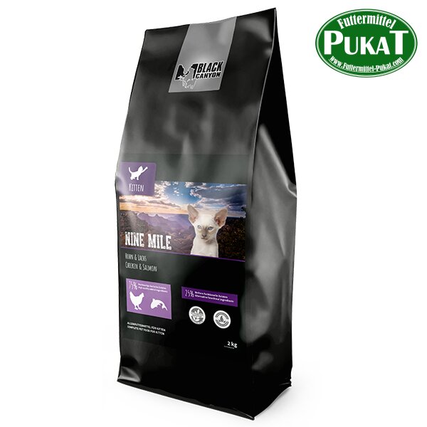 Black Canyon Cat Kitten Nine Mile Huhn& Lachs 2kg