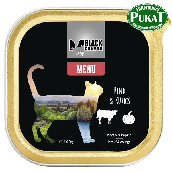 Black Canyon Cat Menü Rind & Kürbis 100g