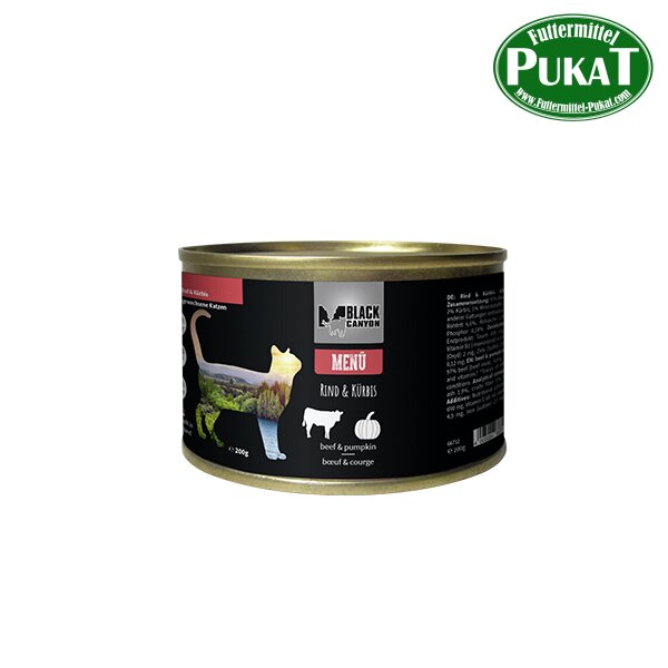 Black Canyon Cat Menü Rind & Kürbis 200g
