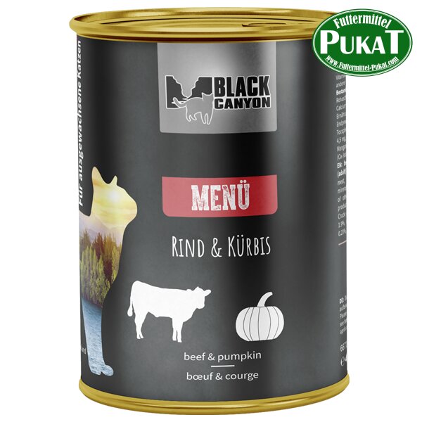 Black Canyon Cat Menü Rind & Kürbis 410g