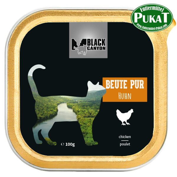 Black Canyon Cat Beute Pur Huhn 100g