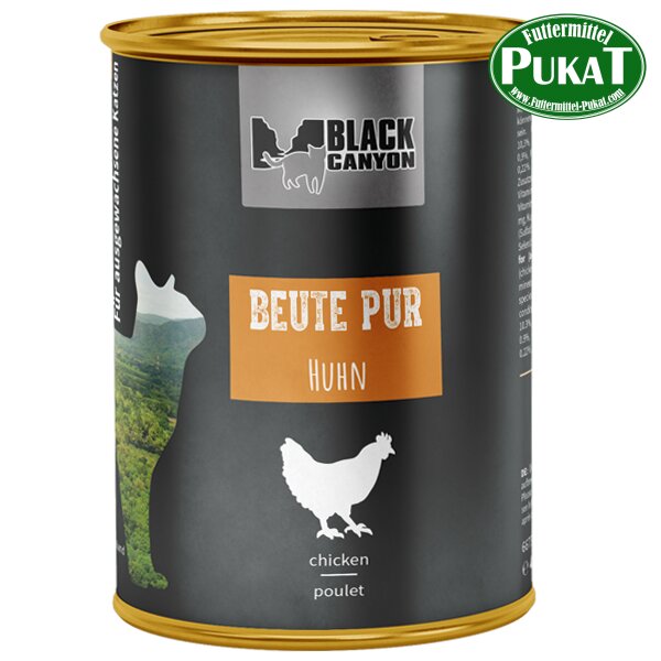 Black Canyon Cat Beute Pur Huhn 410g