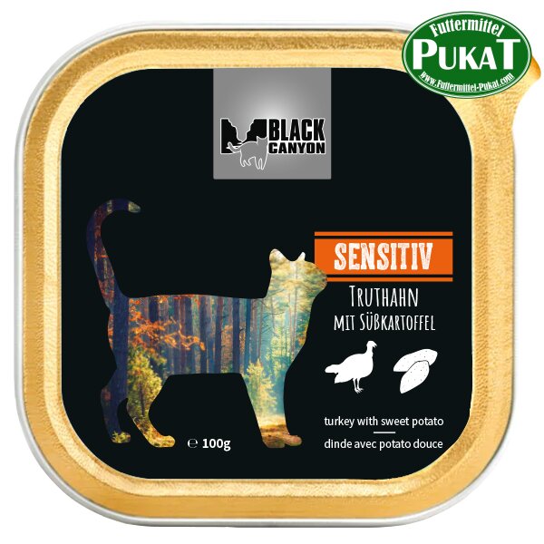 Black Canyon Cat Sensitiv Truthahn 100g