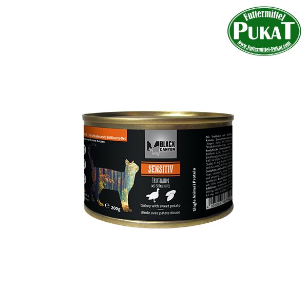 Black Canyon Cat Sensitiv Truthahn 200g