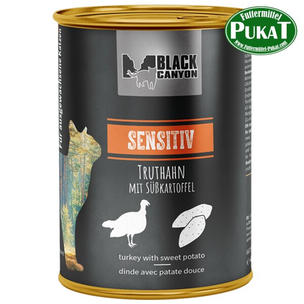 Black Canyon Cat Sensitiv Truthahn 410g